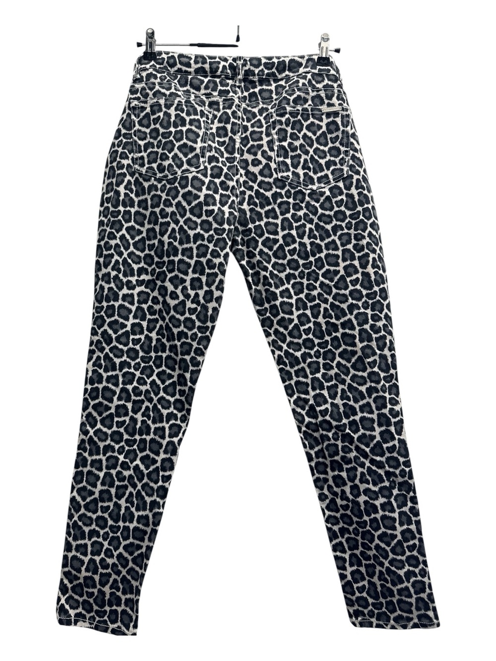 Michael Kors Skinny Jeans Leopard Black and White